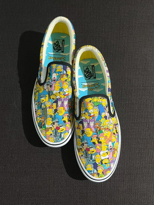 Vans x The Simpsons Comfycush Slip-On sneakers καινούργια, μέγεθος 44, πολύχρωμα