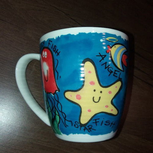 Porcelain mug 500 ml like new, large