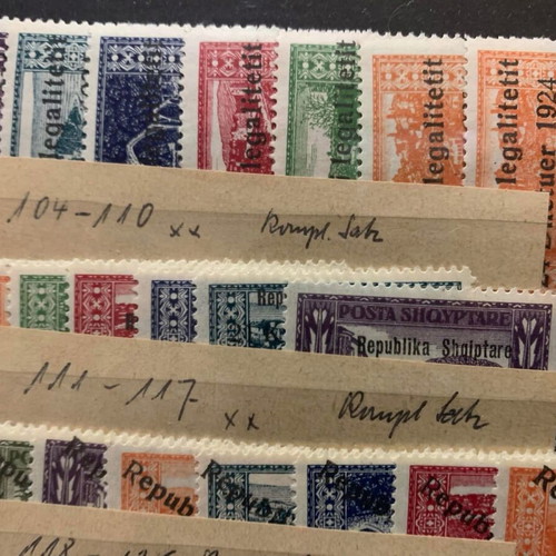 Albania stamp card 1915 new