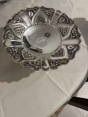 Silver-plated vessel like new