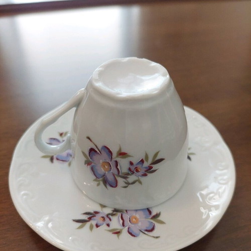 Vintage porcelain coffee cup set like new, 4 pieces