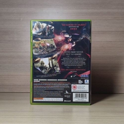 Bayonetta Xbox 360 like new, complete English version