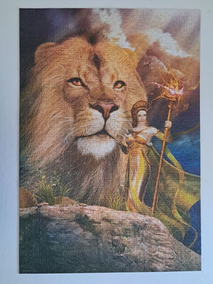 Beauty and the Beast puzzle 1000 pieces like new, Castorland