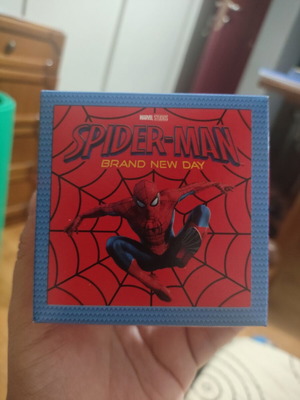Spiderman Happy Meal keychain new, red and blue