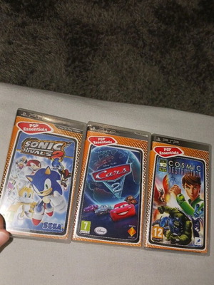 Παιχνίδια PlayStation Portable (PSP) σαν καινούργια με manual Ben Ten και Sonic