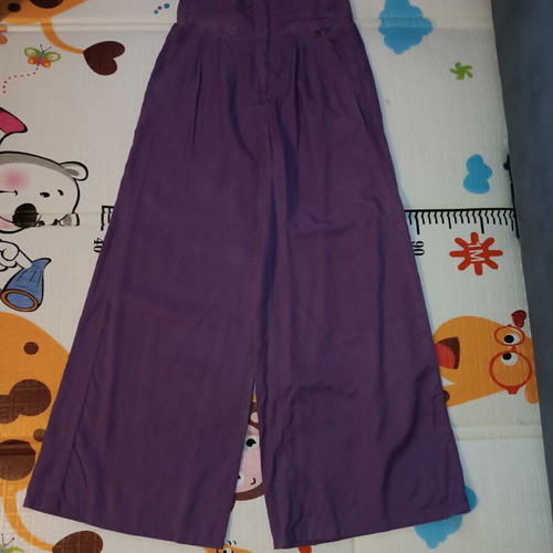 Attrattivo women's summer wide-leg pants mauve new XS