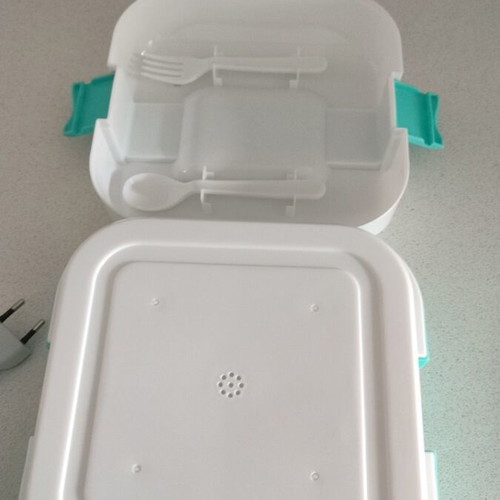 Heated food container like new with built-in cable