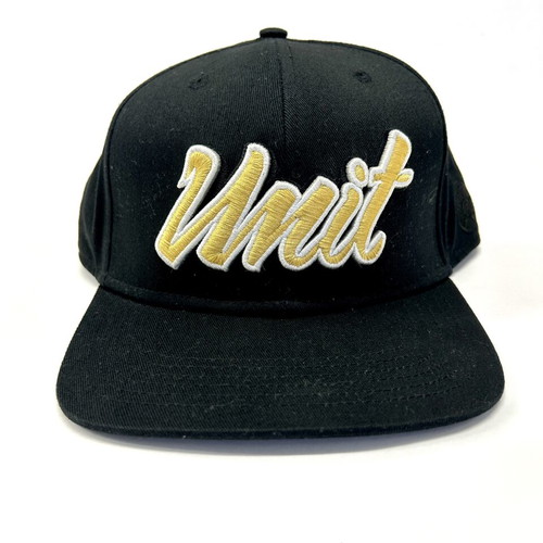 Unit Snapback Hat like new, black, Australian extreme sports brand