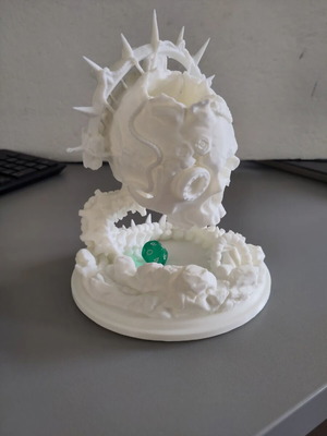 Dice Tower Skeleton new, 3D printed