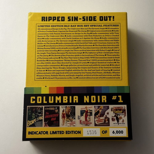 Columbia Noir #1 Indicator Blu-ray 6-Film Boxset