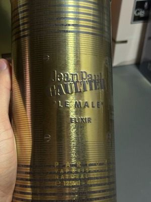 JPG Le Male Alixir new authentic perfume for men 125 ml