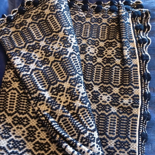 Wool throw new 155x200 vintage design