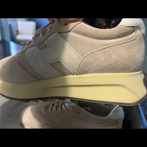 Hogan beige women's sneakers, size 39.5