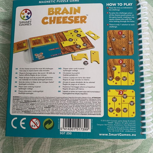 Smartgames Brain Cheeser magnetic board game like new