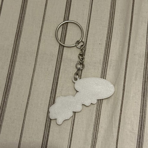 Corteiz keychain new, black and white