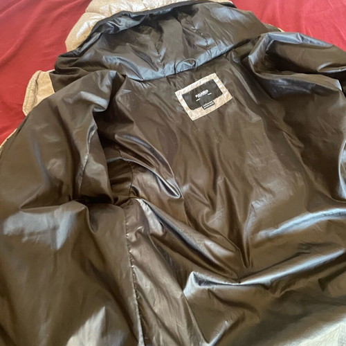 Pull and Bear puffer jacket like new, grey, size L
