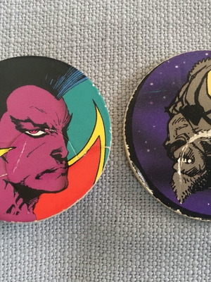 X-Men 1994 Marvel caps set of 2