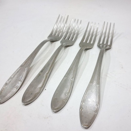 Petko Denev forks set of 4 used, vintage stainless steel