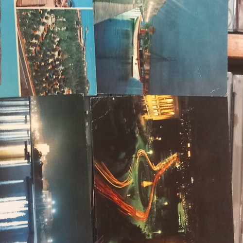 Card postal Thessaloniki used, set of 9 from 70s 80s