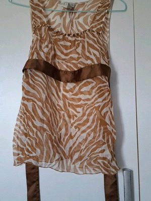 Intimissimi blouse like new, beige and brown, size S