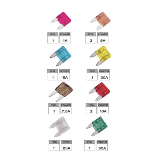 Car+ Mini Fuses ATC New, Pack of 10