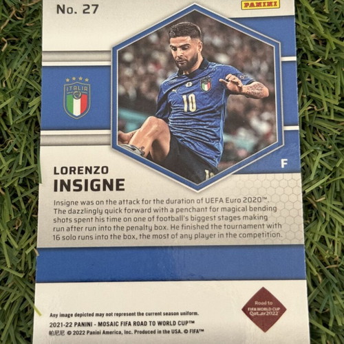 Panini Mosaic FIFA Road to the World Cup 2021-22 Lorenzo Insigne card