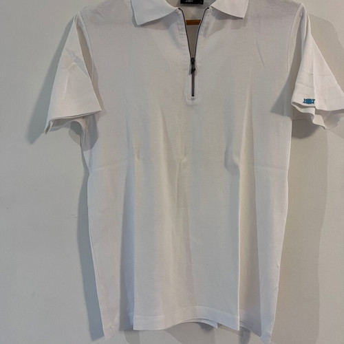 New Man white shirt with zipper, like new, size L