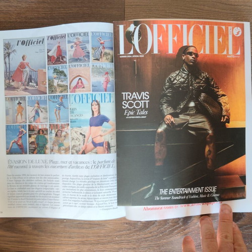 L'Officiel Paris Summer Issue magazine with Anya Taylor-Joy and Travis Scott