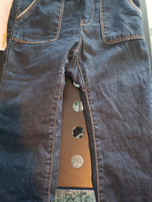 Zara Denim jeans for 2-3 years like new, dark blue with adjustable waistbands