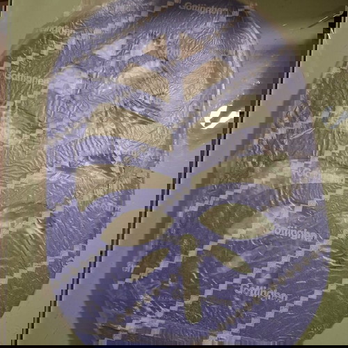 Metal pot and pan stand new, blue