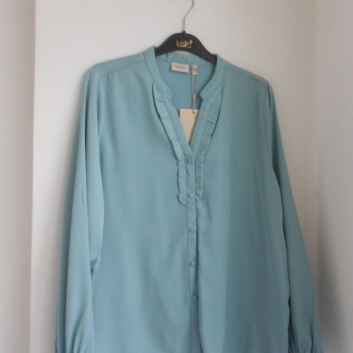 Fransa women's shirt medium mint green new