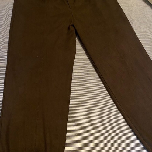 ZARA suede pants like new, brown, size M