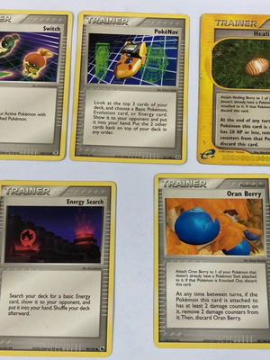 Κάρτες Pokémon Trainer μεταχειρισμένες, πακέτο 5 σε καλή κατάσταση