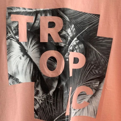 H&M T-shirt size L, orange