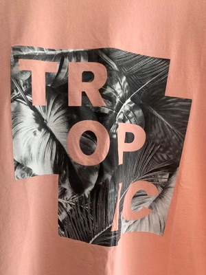 H&M T-shirt size L, orange