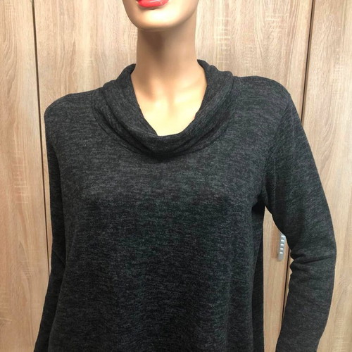 Blousedress size L like new, black and grey