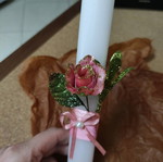 Easter candle new, approximately 21 cm