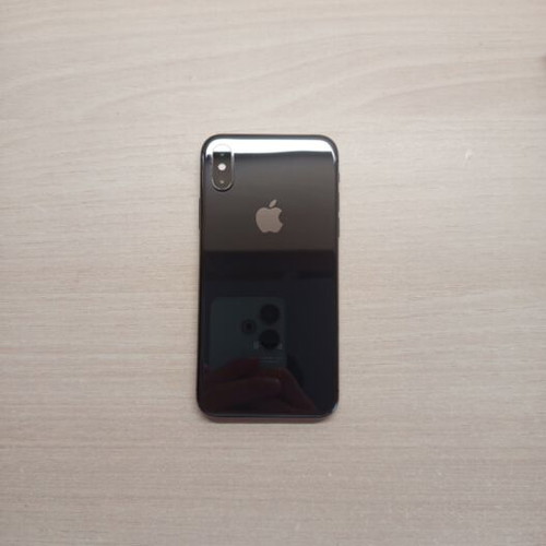 iPhone X 64GB used, black, face ID not working, camera lines on zoom