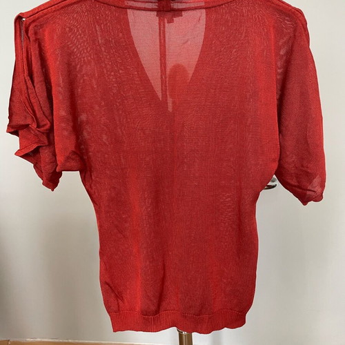 Escada top size 36 red like new