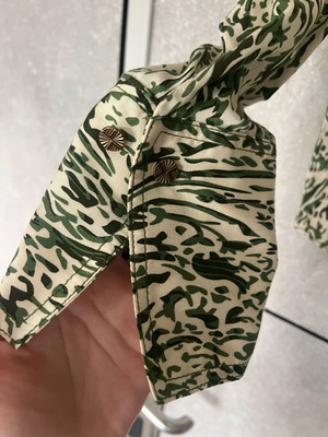 Zara women's shirt new, size S, beige and green
