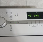 Whirlpool washing machine 7kg and Pitsos inox fridge used set