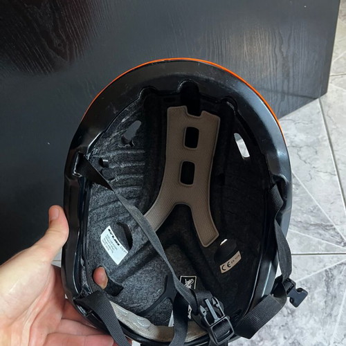 GT City Pro bicycle helmet, orange, size L