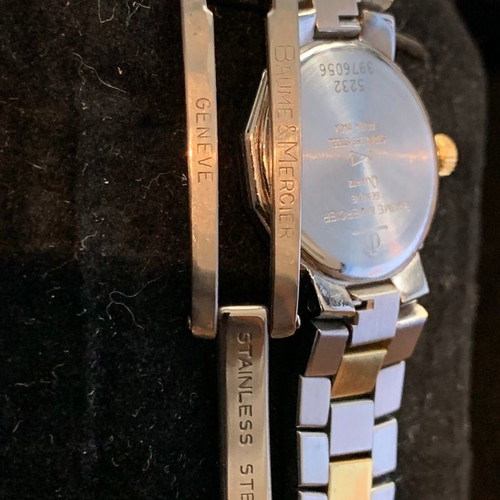 Baume & Mercier Riviera Mini ladies diamond watch used with box and papers