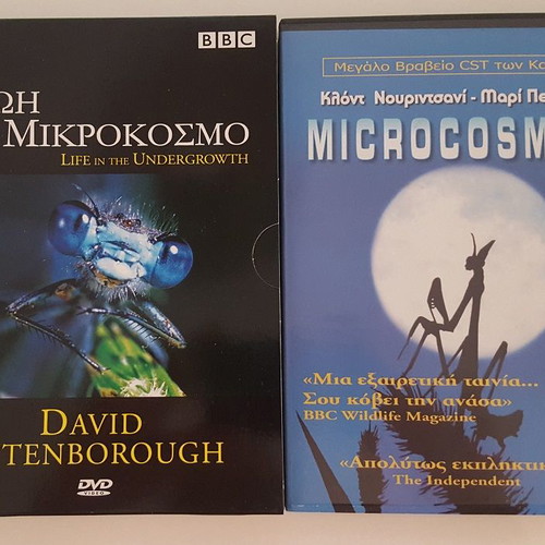 Microcosmos and Life in the Microcosmos DVD used, documentary