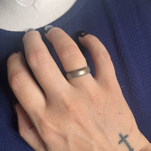 Ring simple, used, thick band