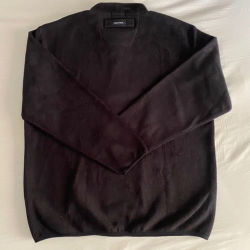 Nautica men's fleece sweatshirt used, black, size XL