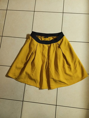 Sisley women skirt yellow size M