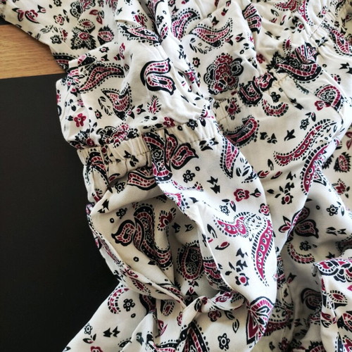 H&M Divided playsuit with paisley print, like new, multicolor, size S