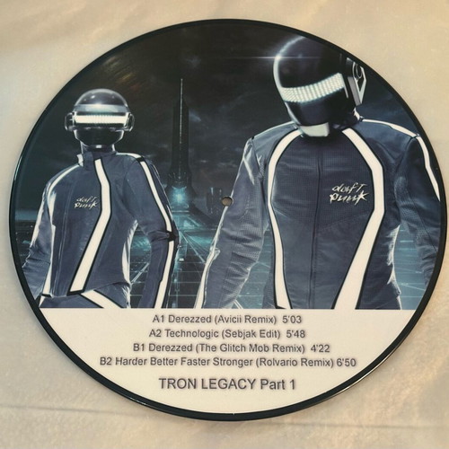 Daft Punk Tron: Legacy 4 picture disc vinyl like new