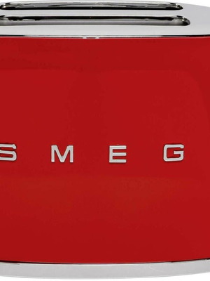 Smeg toaster 2-slot 950W red new